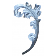 51.125 DECORATIVE WROUGHT IRON STAMPING FLOWERS & LEAVES