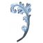 51.125 DECORATIVE WROUGHT IRON STAMPING FLOWERS & LEAVES