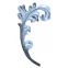 51.126 DECORATIVE WROUGHT IRON STAMPING FLOWERS&LEAVES