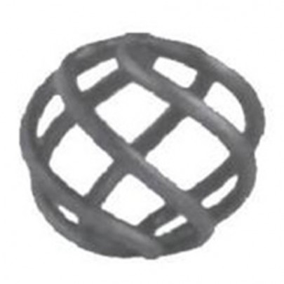 12.010.02 Wrought Iron Four Wires Twist Basket