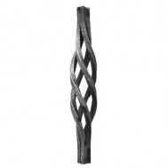 12.070 Wrought Iron Four Wires Twist Basket