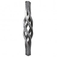 12.071 Wrought Iron Four Wires Twist Basket