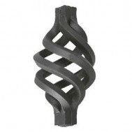 12.083 Wrought Iron Four Wires Twist Basket