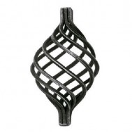 12.114 Wrought Iron Eight Wires Twist Basket
