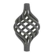 12.118 Wrought Iron Eight Wires Twist Basket