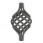 12.118 Wrought Iron Eight Wires Twist Basket