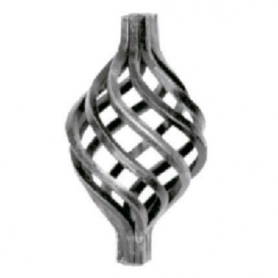 12.121 Wrought Iron Eight Wires Twist Basket