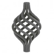 12.124 Wrought Iron Eight Wires Twist Basket