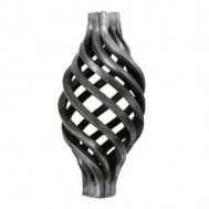 12.130 Wrought Iron Eight Wires Twist Basket