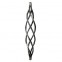 12.148 Wrought Iron 4 Wires Twist Basket