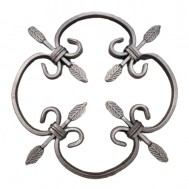 13.000.01 Decorative Wrought Iron Rosettes For Gate Fence and Staircase
