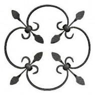 13.005 Decorative Wrought Iron Rosettes For Gate Fence and Staircase