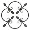 13.005 Decorative Wrought Iron Rosettes For Gate Fence and Staircase