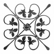 13.009 Decorative Wrought Iron Rosettes For Gate Fence and Staircase