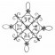 13.010 Decorative Wrought Iron Rosettes For Gate Fence and Staircase