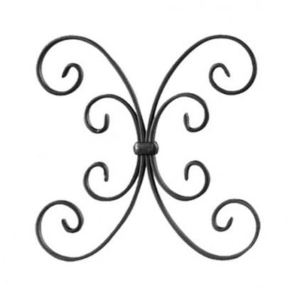 13.013 Decorative Wrought Iron Rosettes For Gate Fence and Staircase
