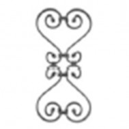 13.015.01 Decorative Wrought Iron Rosettes For Gate Fence and Staircase