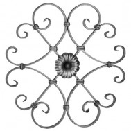 13.016 Decorative Wrought Iron Rosettes For Gate Fence and Staircase