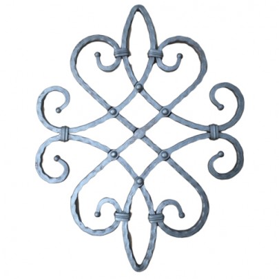 13.018.03 Ornamental Wrought Iron Panels For Gate Fence and Staircase