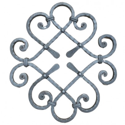 13.019 Ornamental Wrought Iron Panels For Gate Fence and Staircase