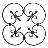 13.020.01 Ornamental Wrought Iron Panels For Gate Fence and Staircase