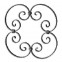13.020.02 Ornamental Wrought Iron Panels For Gate Fence and Staircase