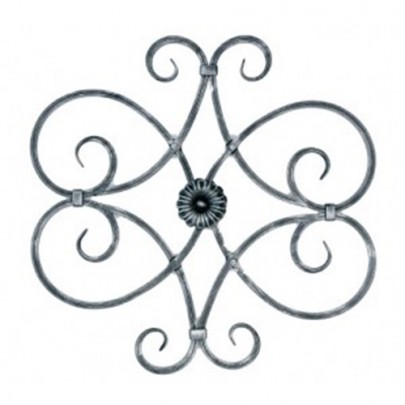 13.023 Ornamental Wrought Iron Panels For Gate Fence and Staircase
