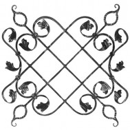 13.027 Ornamental Wrought Iron Panels For Gate Fence and Staircase