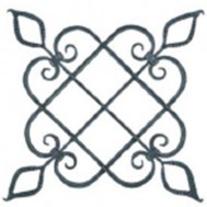 13.027.01 Ornamental Wrought Iron Panels For Gate Fence and Staircase