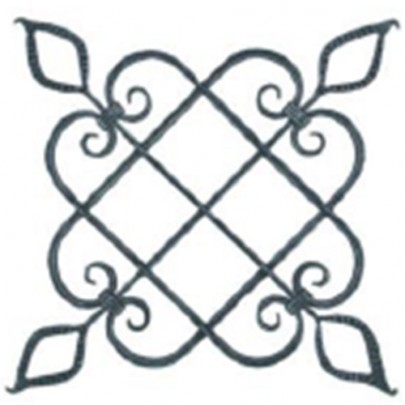 13.027.01 Ornamental Wrought Iron Panels For Gate Fence and Staircase