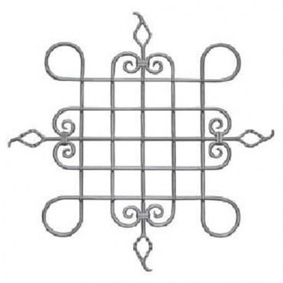 13.027.13 Ornamental Wrought Iron Panels For Gate Fence and Staircase