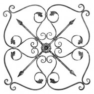13.028 Ornamental Wrought Iron Panels For Gate Fence and Staircase