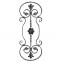13.045 Main Gate Design Wrought Iron Rosettes Panels For Garden