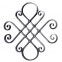 13.047 Main Gate Design Wrought Iron Rosettes Panels For Garden