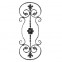 13.048 Main Gate Design Wrought Iron Rosettes Panels For Garden