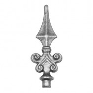 40.001 Decorative Wrought Iron Spear Top Head Railhead Spear Point