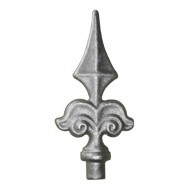 40.002 Decorative Wrought Iron Spear Top Head Railhead Spear Point
