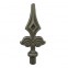 40.002.03 Decorative Wrought Iron Spear Top Head Railhead Spear Point