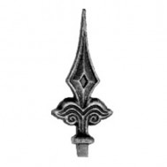 40.002.10 Decorative Wrought Iron Spear Top Head Railhead Spear Point