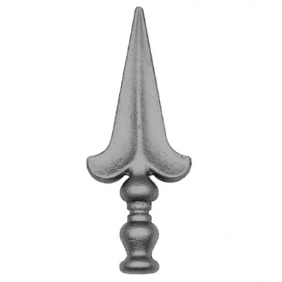 40.003.01 Decorative Wrought Iron Spear Top Head Railhead Spear Point