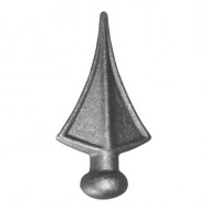 40.006 Decorative Wrought Iron Spear Top Head Railhead Spear Point