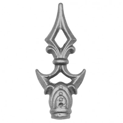 40.008 Decorative Wrought Iron Spear Top Head Railhead Spear Point