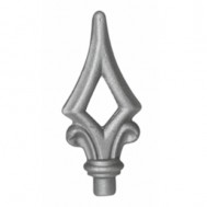 40.012 Decorative Wrought Iron Spear Top Head Railhead Spear Point