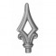 40.012.01 Decorative Wrought Iron Spear Top Head Railhead Spear Point