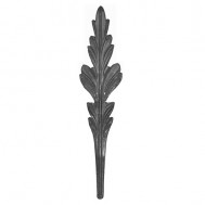 51.104 Decorative Garden Fence Cast Steel Flowers And Leaves