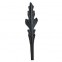 51.104.01Decorative Garden Fence Cast Steel Flowers And Leaves