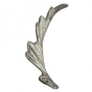 51.105.01 Decorative Garden Fence Cast Steel Flowers And Leaves