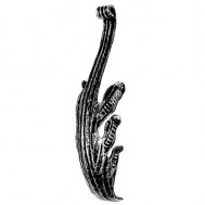 51.107 Decorative Garden Fence Cast Steel Flowers And Leaves