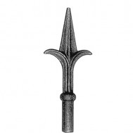 40.045 Decorative Wrought Iron Spear Top Head Railhead Spear Point