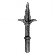 40.046 Decorative Wrought Iron Spear Top Head Railhead Spear Point